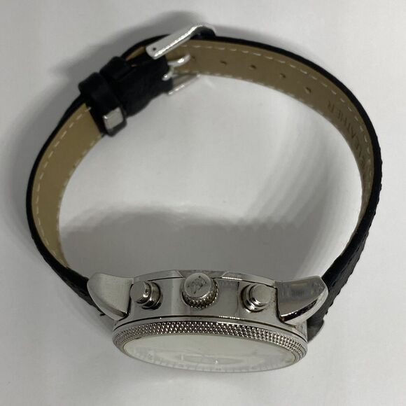 Michael Kors Ritz MK5020 Women's Black Leather Analog Dial Quartz Watch EY118 - Picture 8 of 12